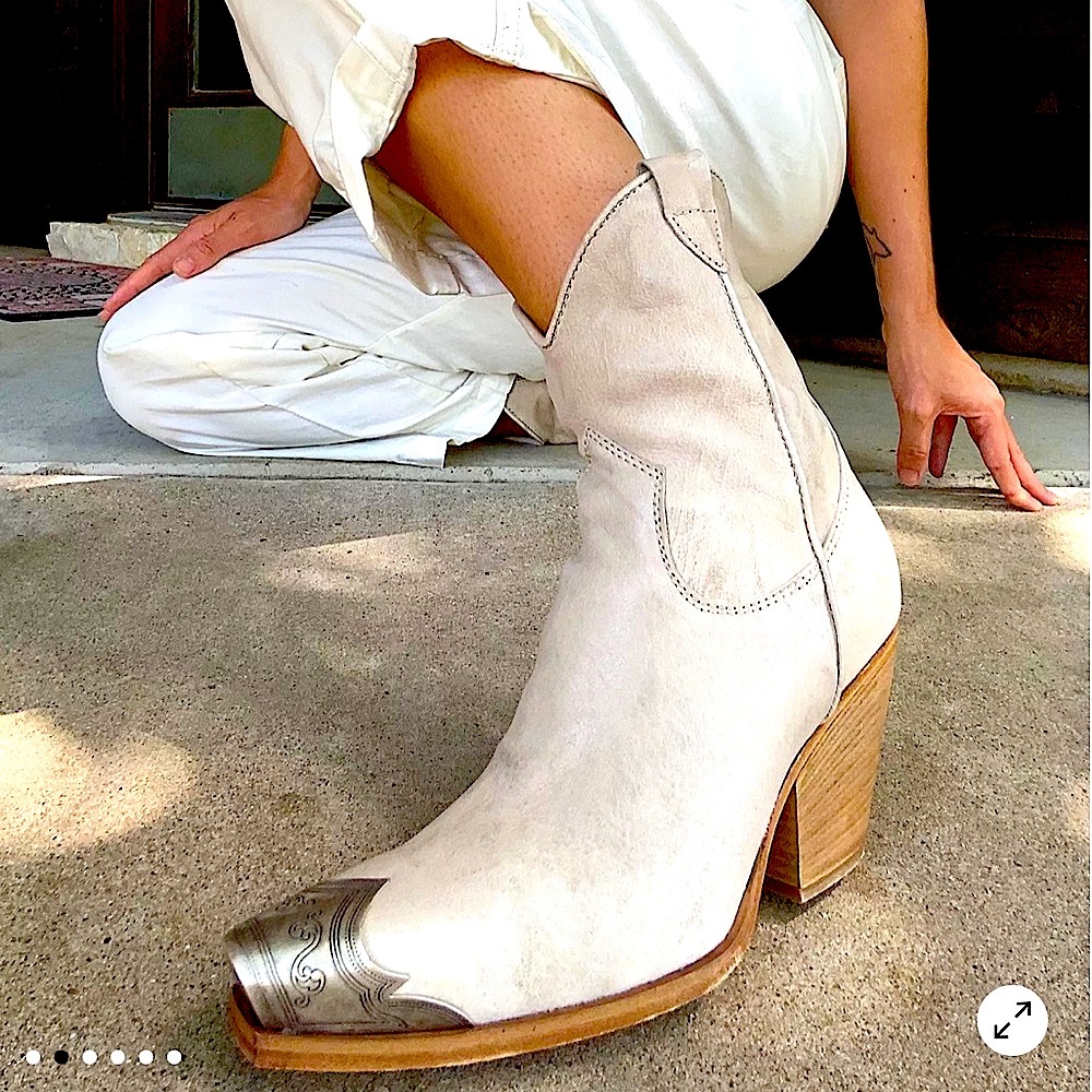 NEW Free People Brayden Western Leather Boots